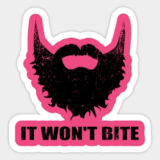 It Won't Bite Sticker